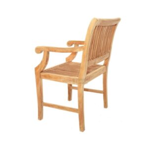 Teak Garden Castle Arm Chair