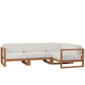 Arbor Teak Outdoor Loveseat 4 Piece