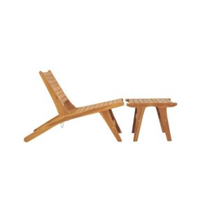 Outdoor Chair with Footrest