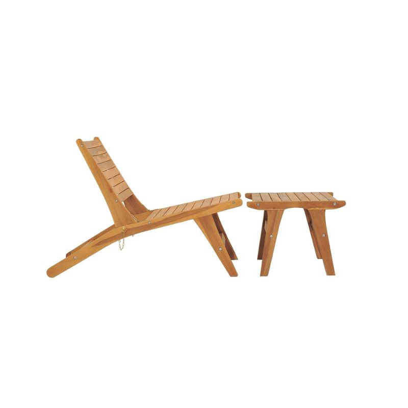 Outdoor Chair with Footrest