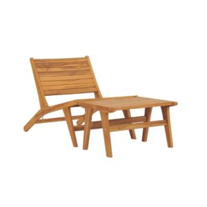 Outdoor Chair with Footrest