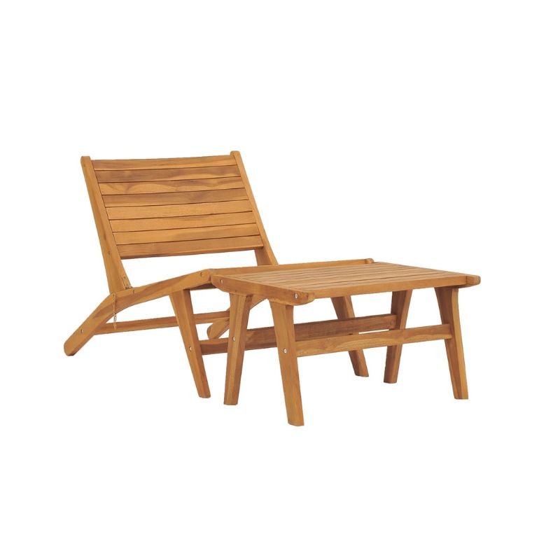 Outdoor Chair with Footrest