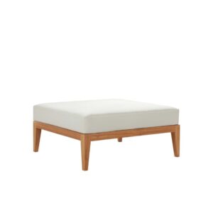 Aerie Teak Outdoor Ottoman