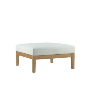 Cocoon Teak Outdoor Ottoman