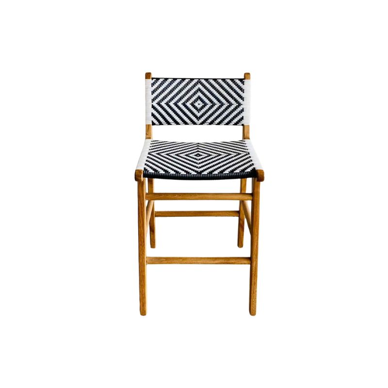 Heirloom Teak rattan Barstool