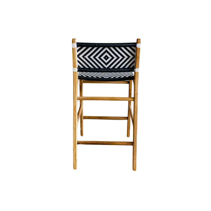 Heirloom Teak rattan Barstool