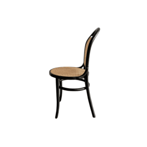 Orla Chair with Rattan Weave and Teak Wood Frame