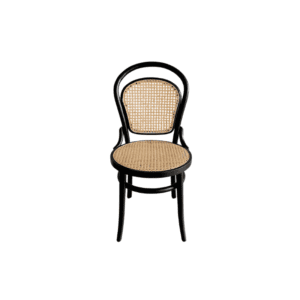 Orla Chair with Rattan Weave and Teak Wood Frame