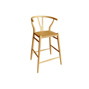 Karl Solid Teak Bar Stool