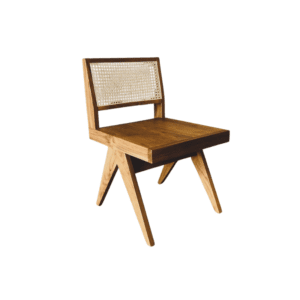 Voxel Teak Dining Chair with Rattan Combination
