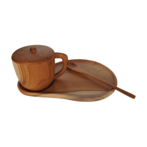 Teak Pear Coaster