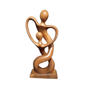 Abstract Teak Sculptures