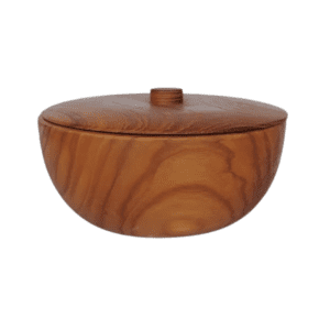 Teak Wooden Bowl with Lid