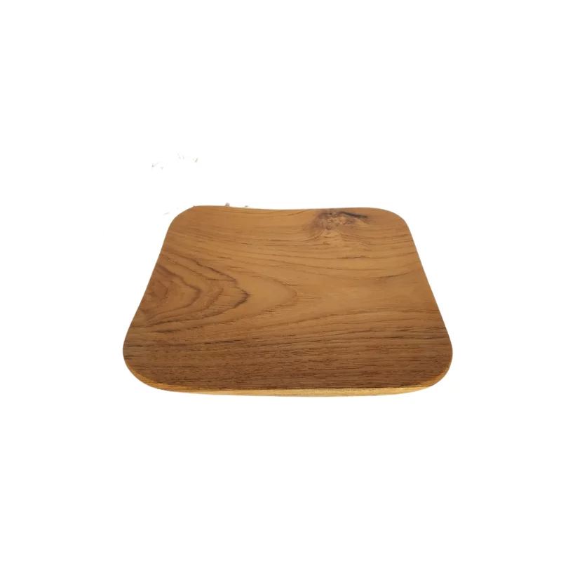Square Serving Plate Teak